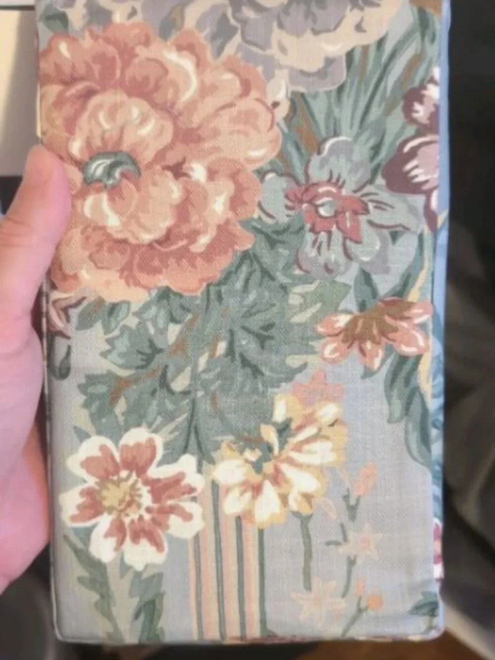 Ralph Lauren ADALIA Collection King Pillow Sham Eng Cottage Florals